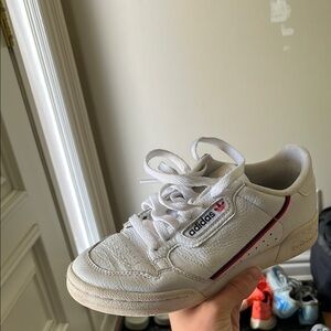 Adidas Kids White Sneakers